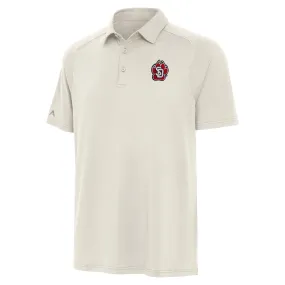 2024 Men's Antigua Antique White Polo With Brushed Fabrication