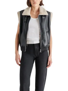 Avi Black Sherpa Vest