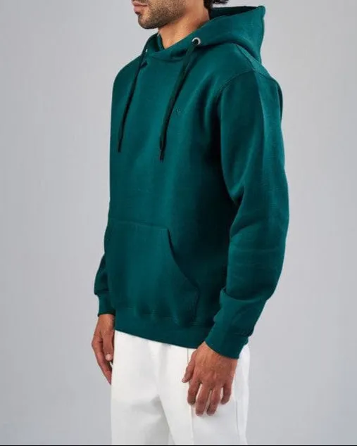 BASIC HOODIE  - DARK GREEN