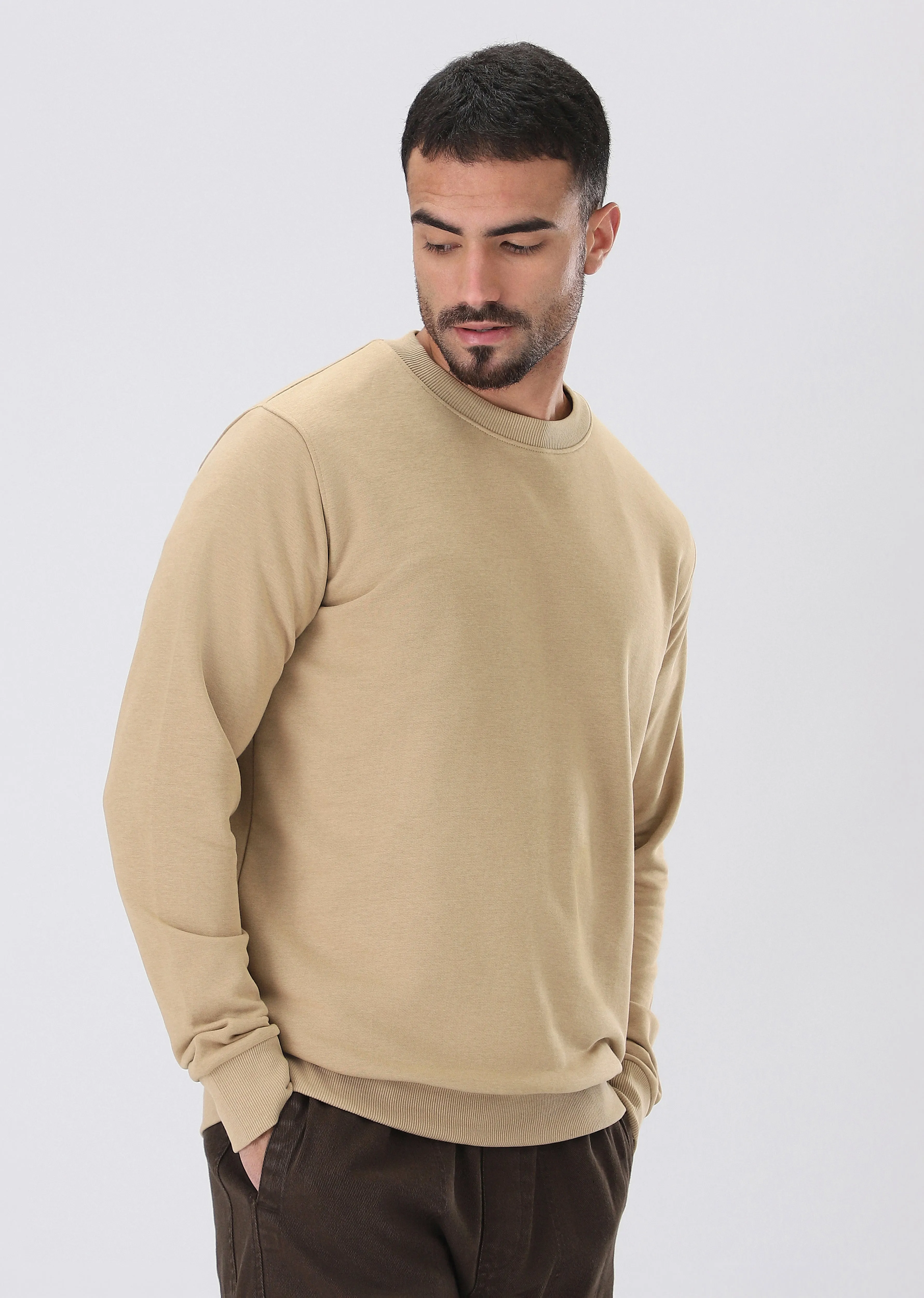 Beige Sweatshirt