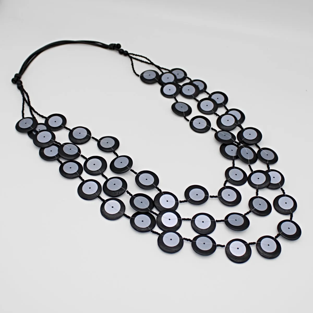 Black Iridescent Arabella Necklace