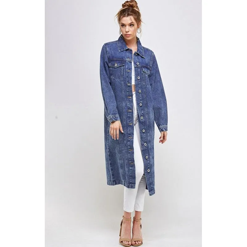 BLUE AGE Non-Stretch Third Quarter Denim Jacket