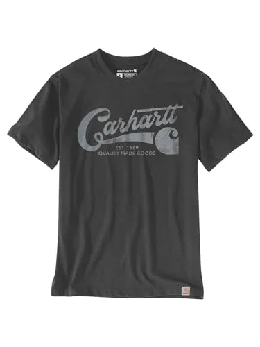 Carhartt 106531 Men's Relaxed Fit Lightweight Short-Sleeve Script Graphic T-Shirt