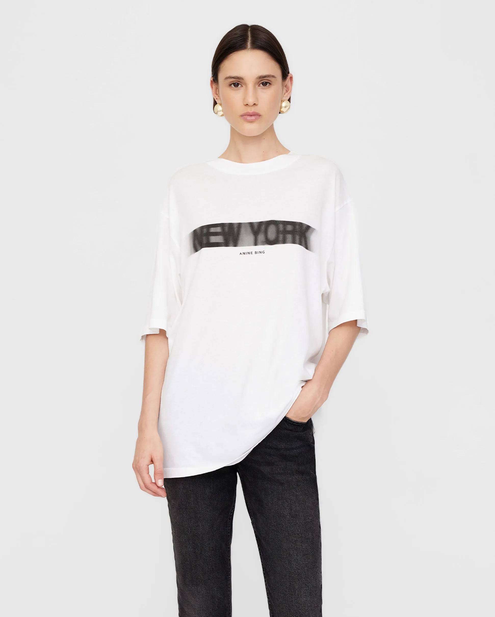 CASON TEE BLUR / IVORY