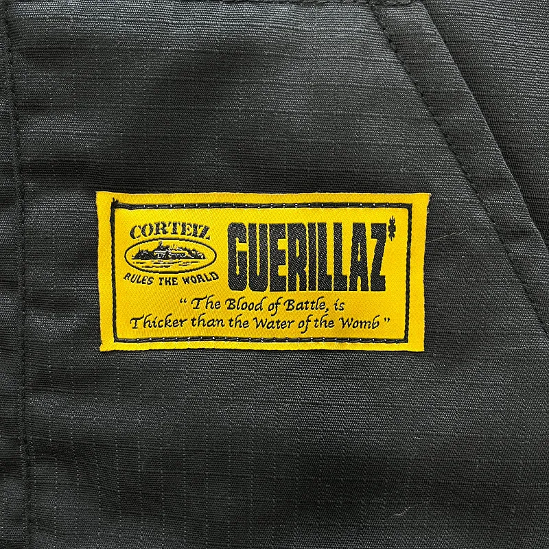 CORTEIZ GUERILLAZ QUILTED VEST BLACK