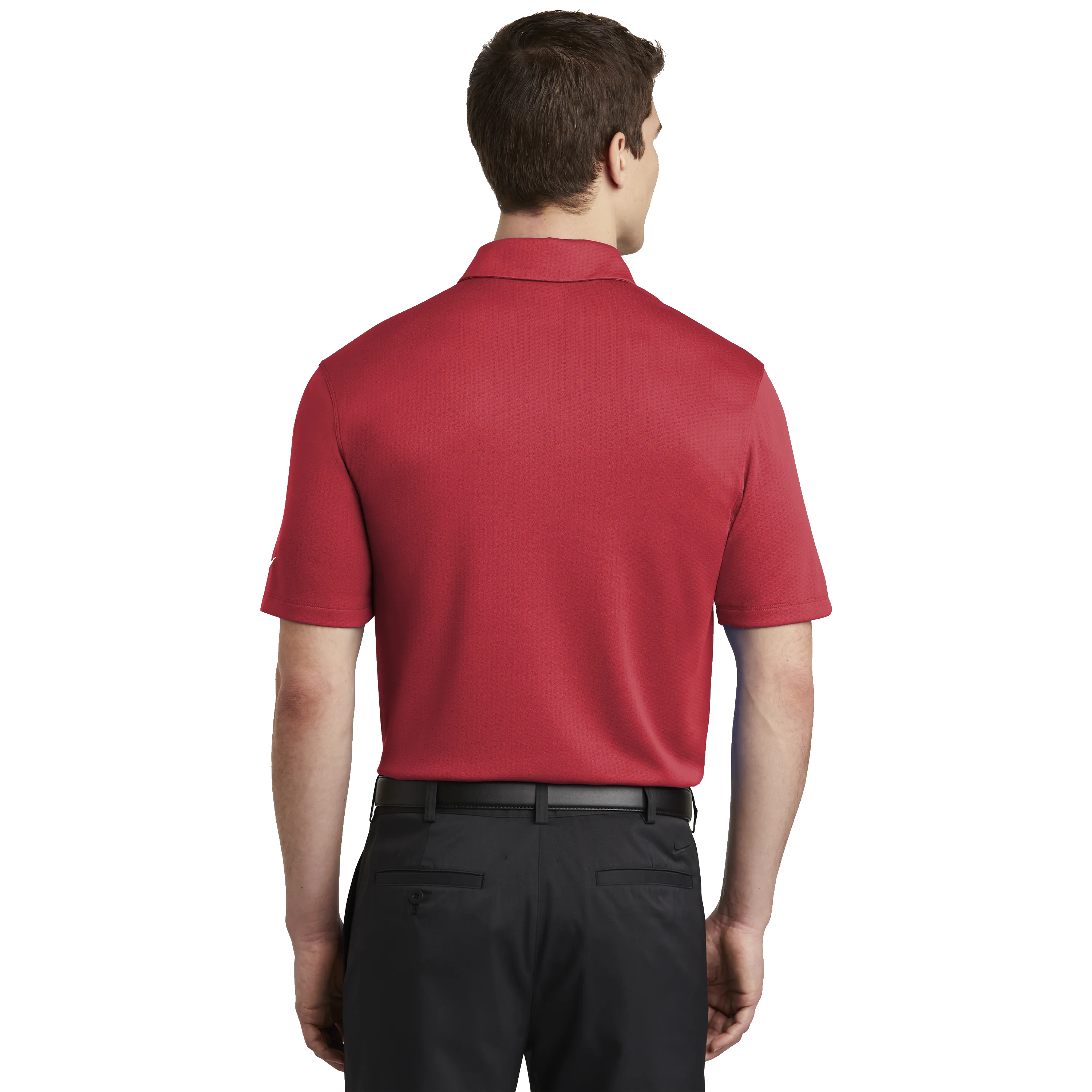 D1904M Mens Dri-FIT Hex Textured Polo