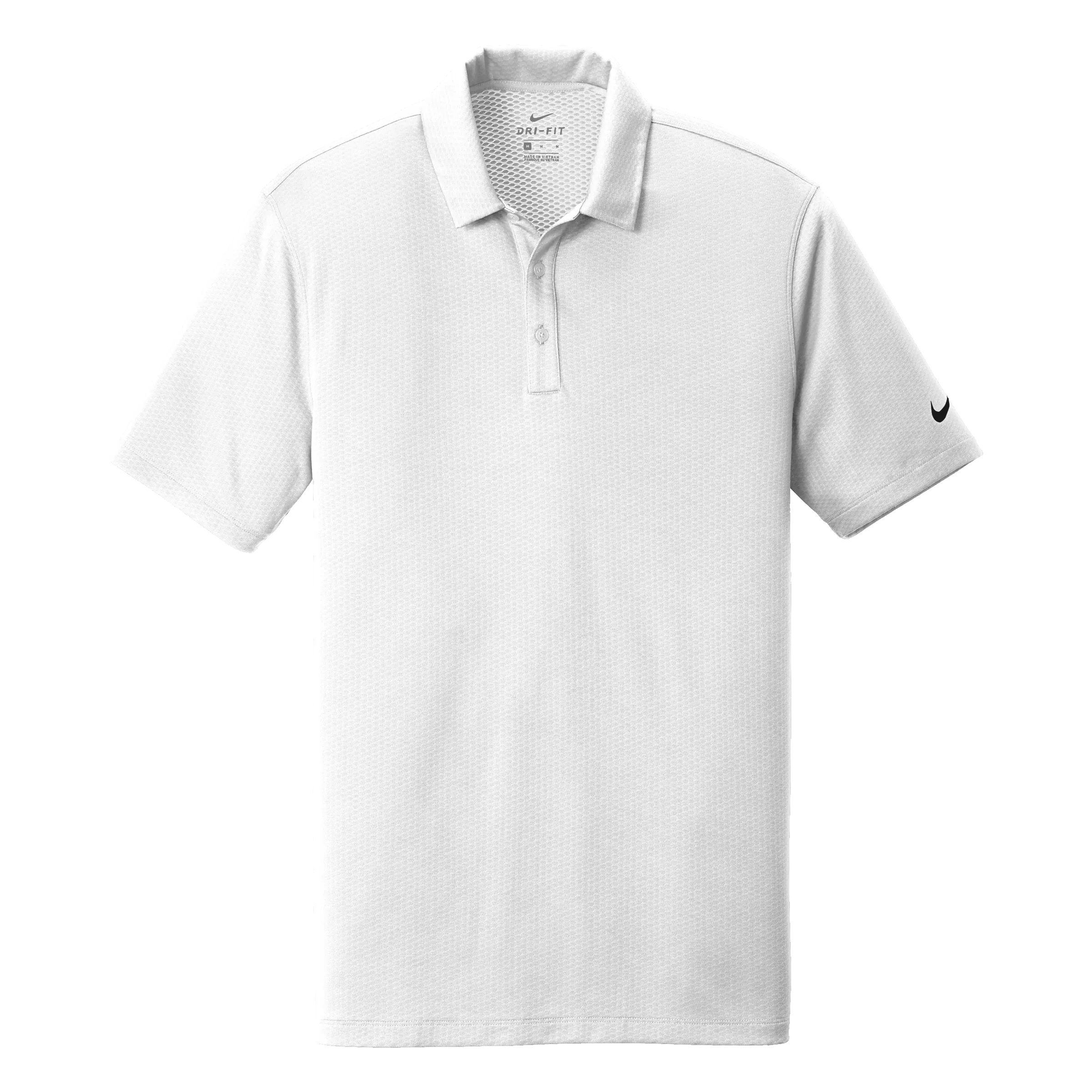 D1904M Mens Dri-FIT Hex Textured Polo