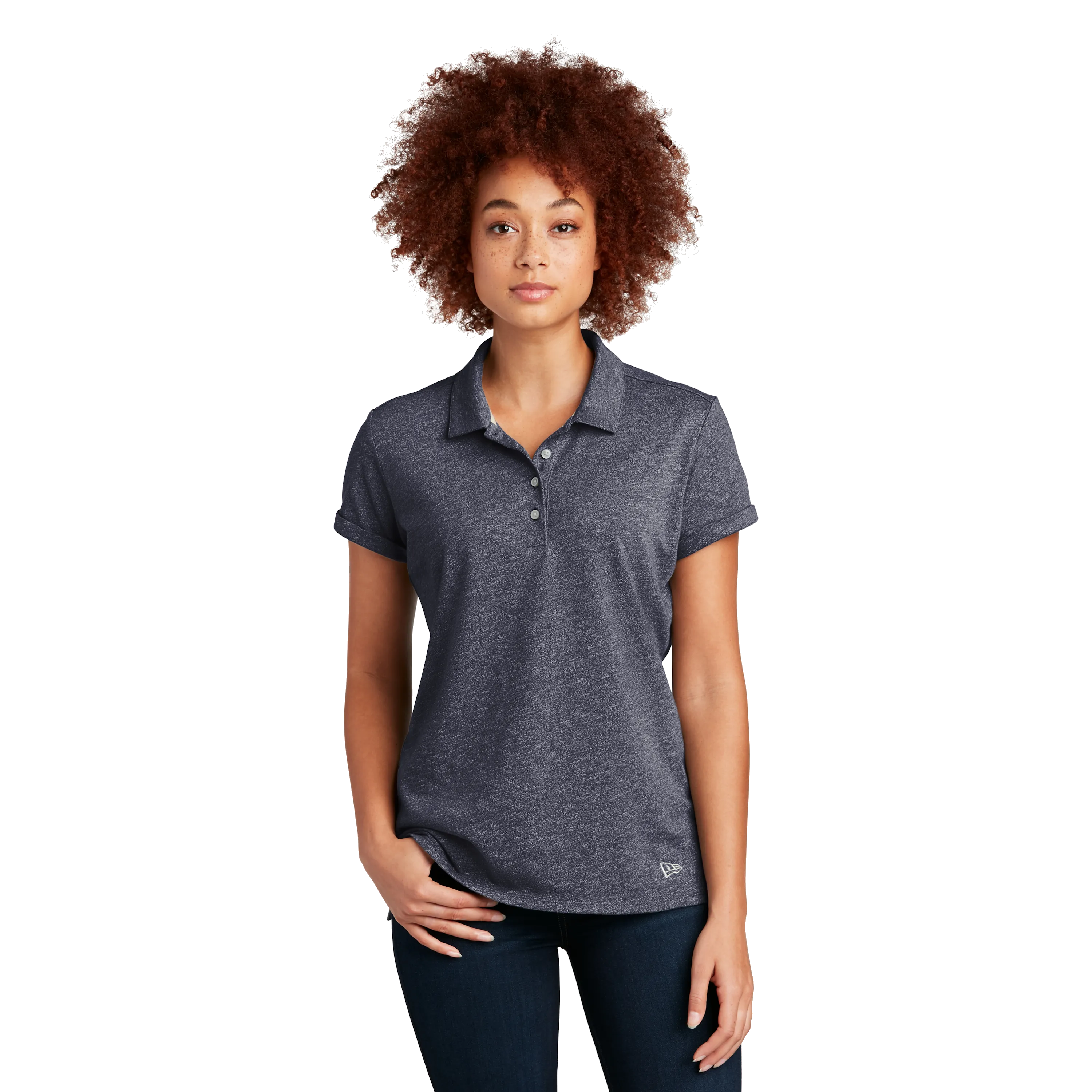 D2047W Ladies Slub Twist Polo