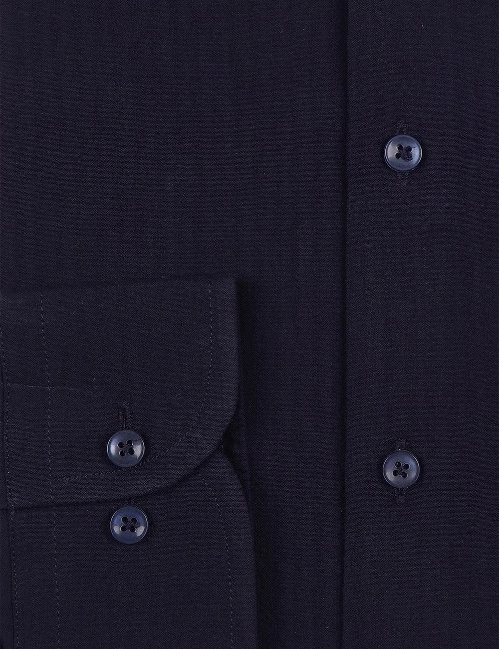 Dark Blue Self-Designed Dress Shirt for Men