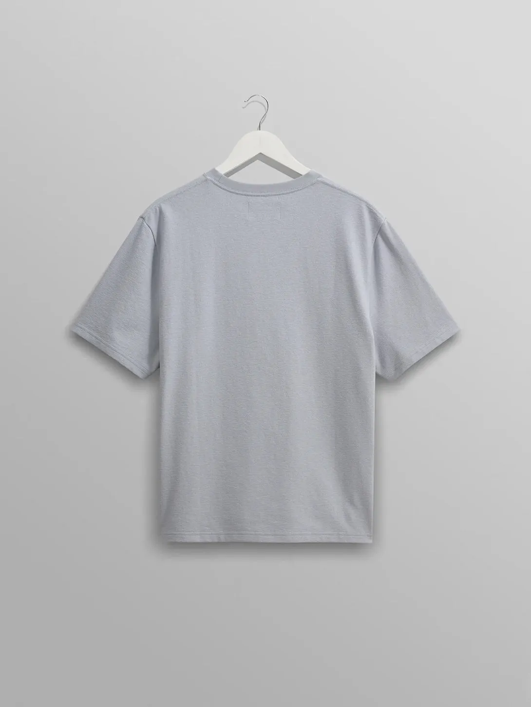 Dean Textured Cotton Tee - Blue