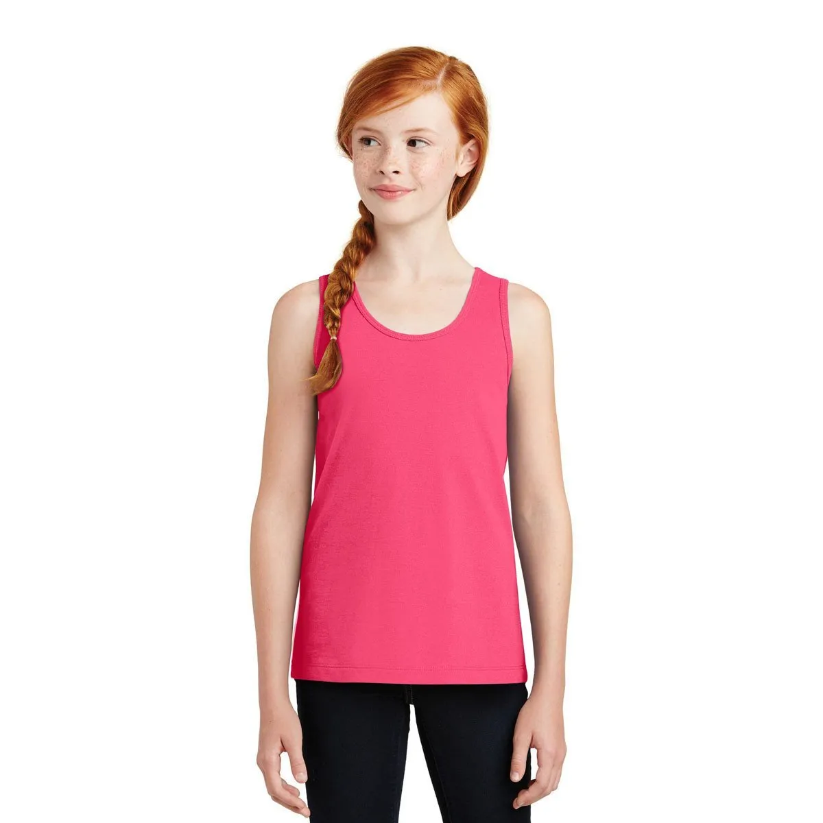 District Youth Neon Pink The Concert Tank