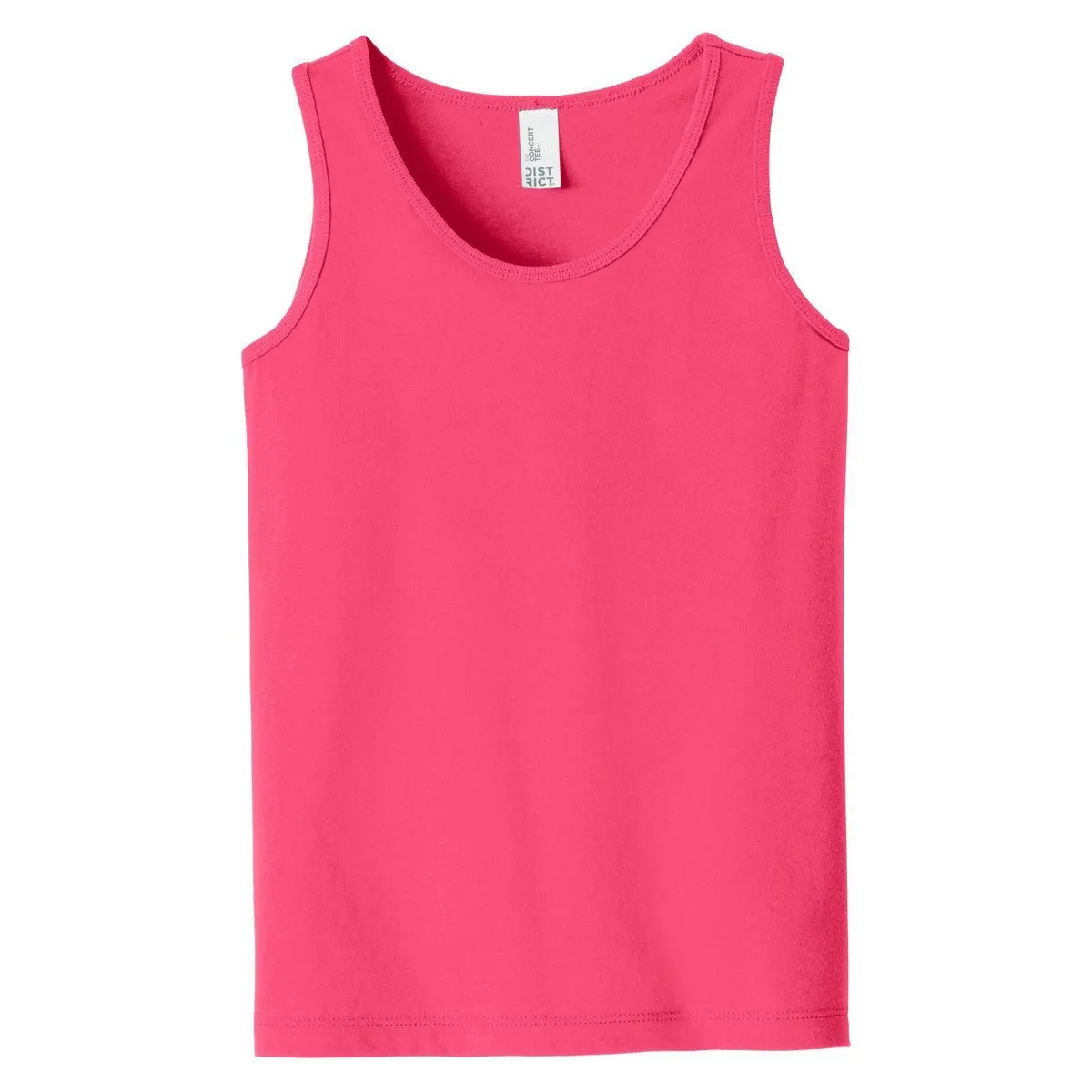 District Youth Neon Pink The Concert Tank