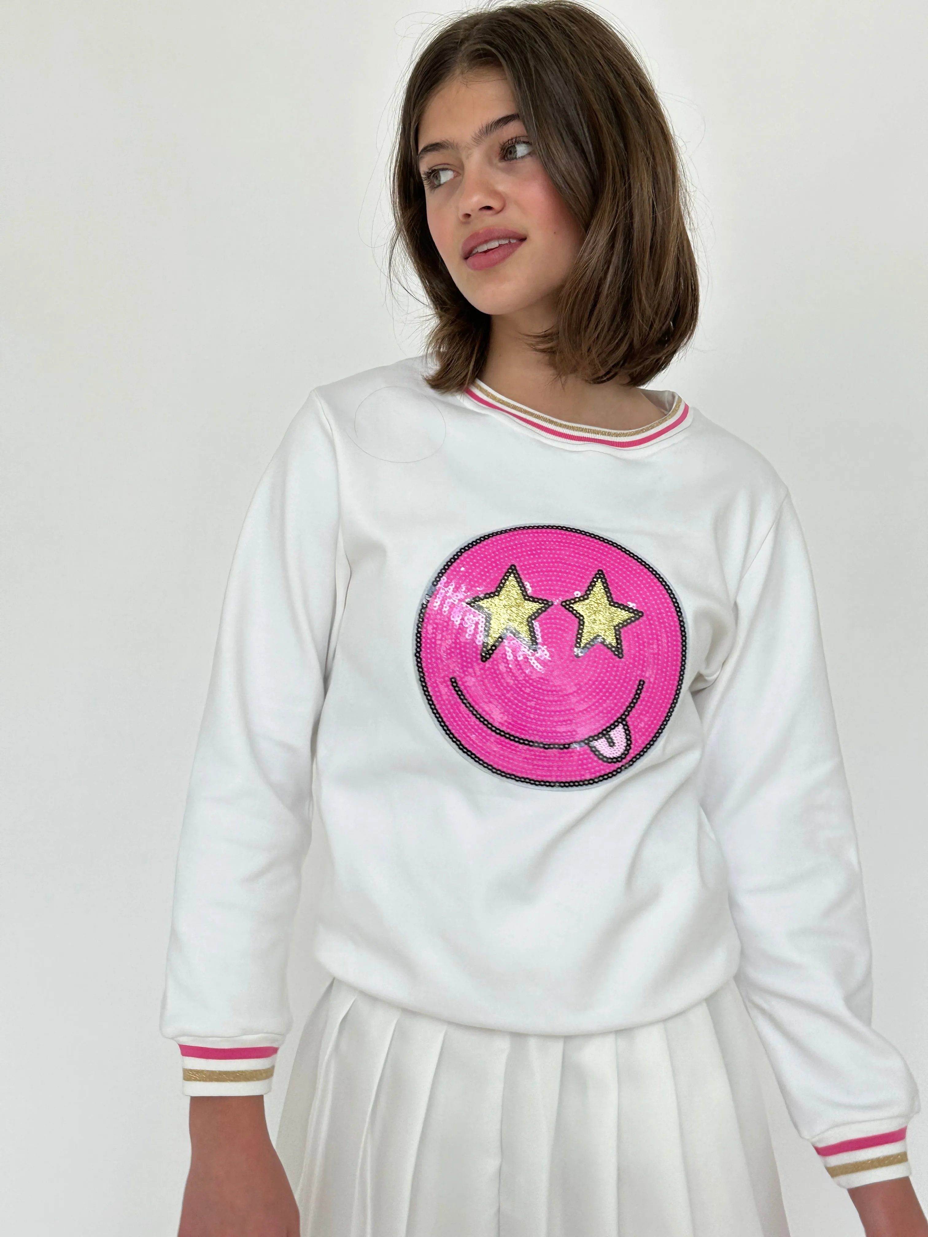 Emoji Starry Eye Sweatshirt