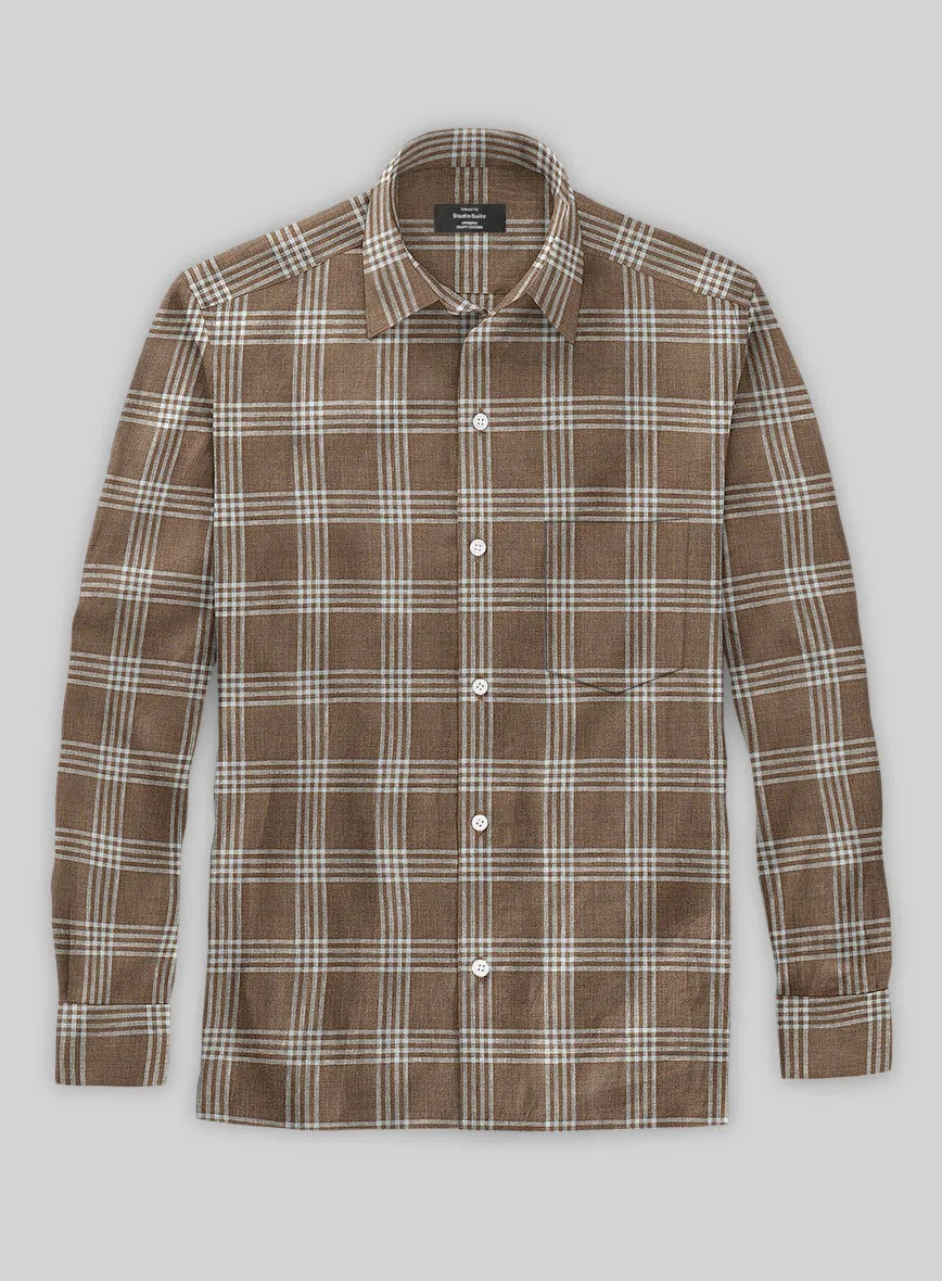 Esar Checks Linen Shirt