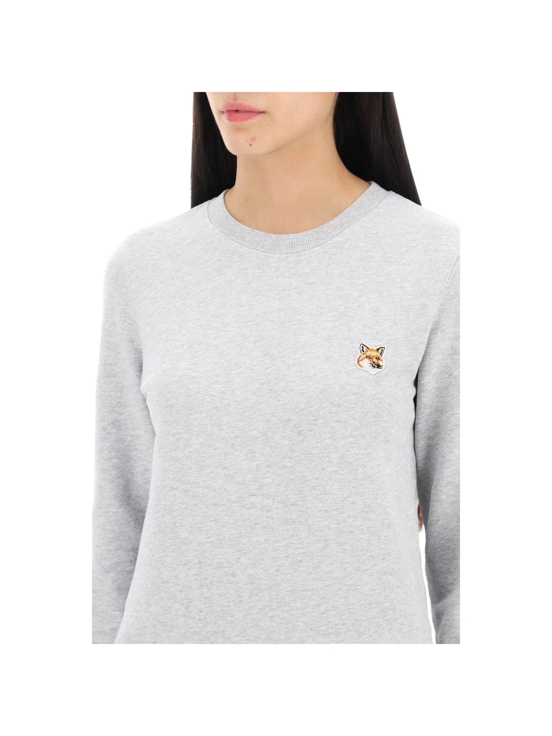 Fox Head Graphic Cotton Sweatshirt