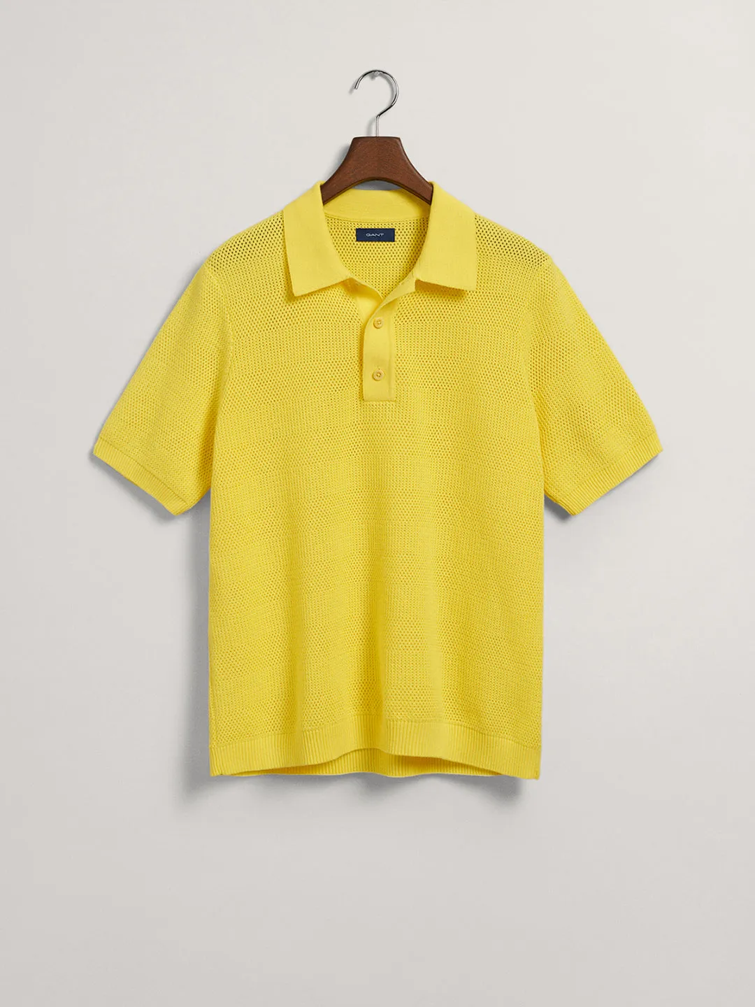 Gant Yellow Relaxed Fit Polo T-Shirt