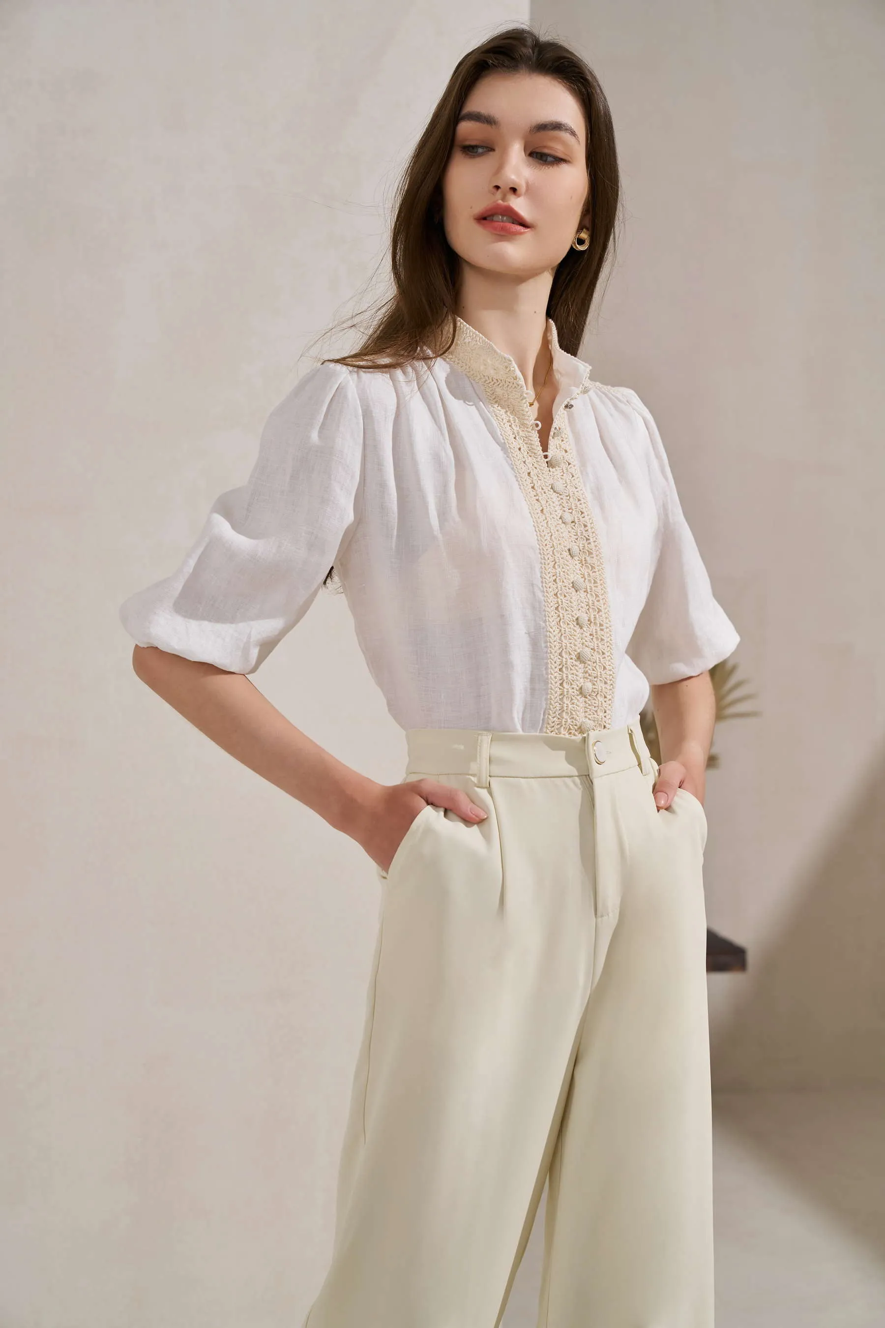 GDS Kaia Blouse | White