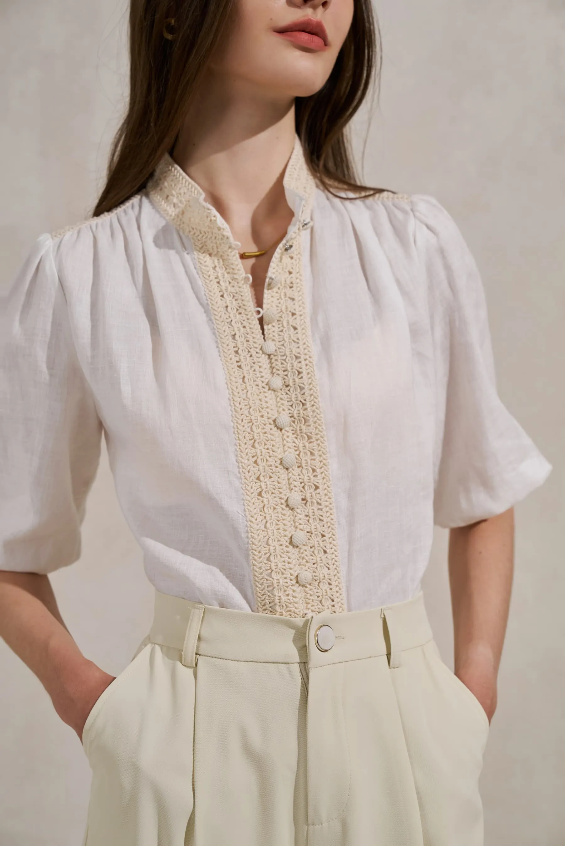 GDS Kaia Blouse | White