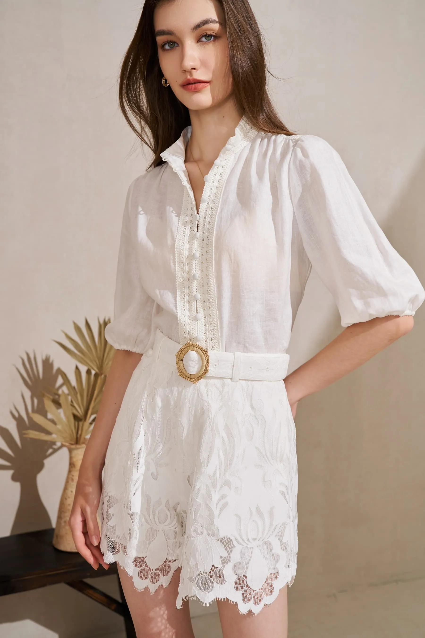 GDS Kaia Blouse | White