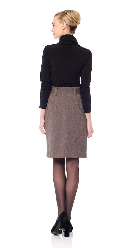 Greta Skirt, truffle