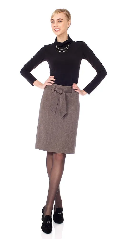 Greta Skirt, truffle