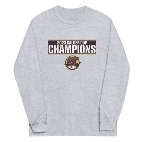 Hershey Bears 2023 Calder Cup Champions Adult Crossbar Long Sleeve Shirt