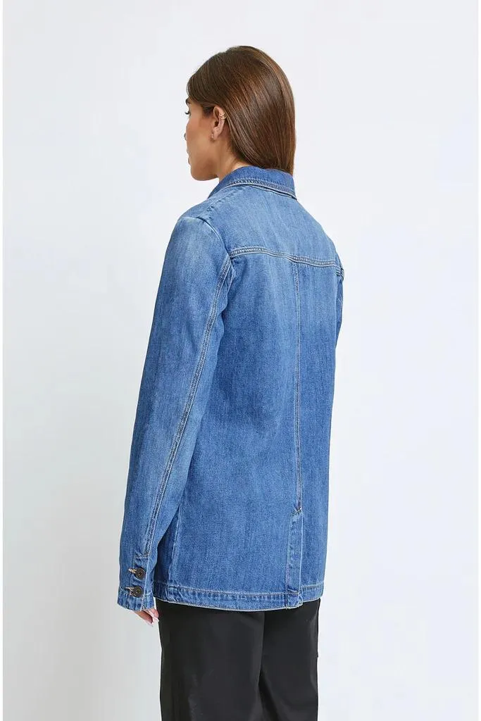 Hidden Denim Blazer