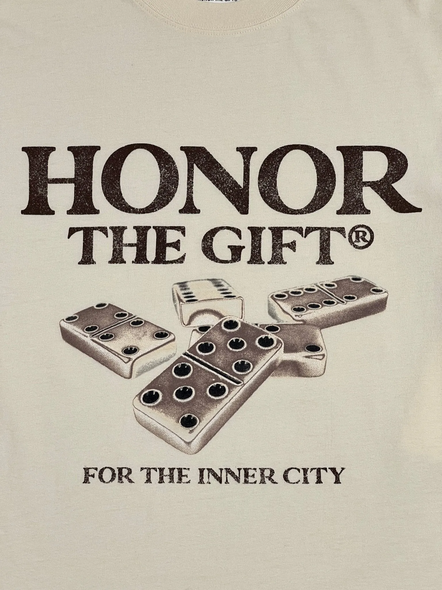 Honor The Gift Dominos Tee Bone