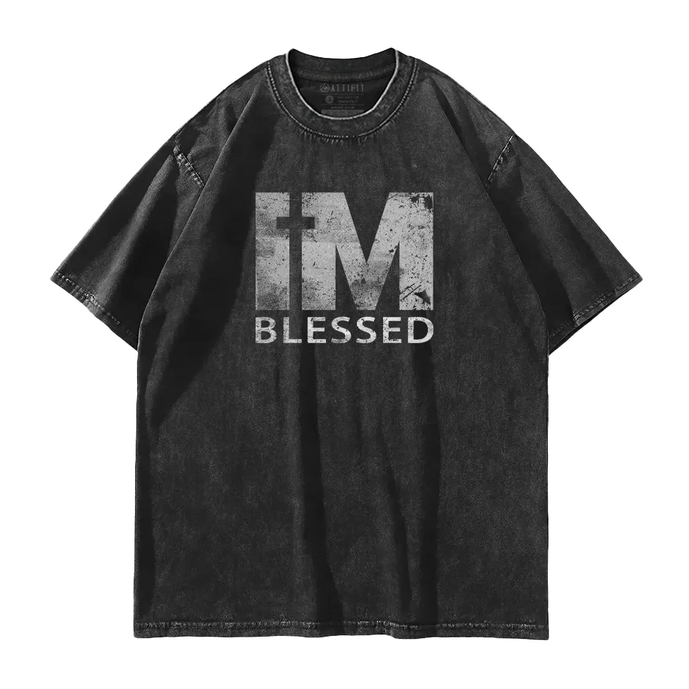 I'M Blessed Washed T-Shirt