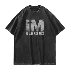 I'M Blessed Washed T-Shirt