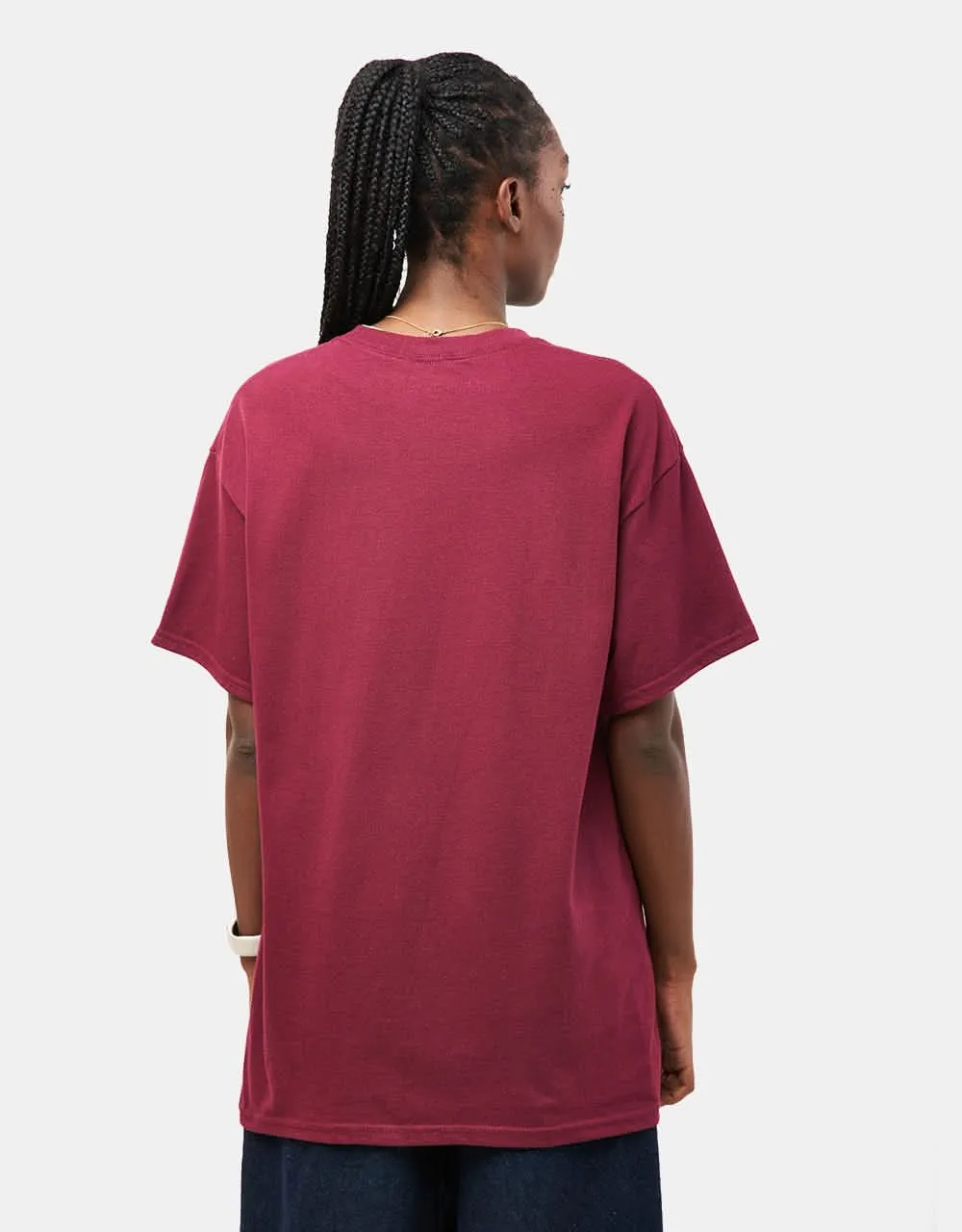 Krooked Fear T-Shirt - Maroon