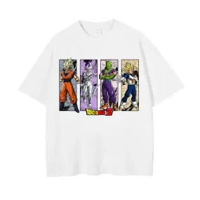 [KUJO] "Heroes And Villains" Vintage Oversized T Shirt