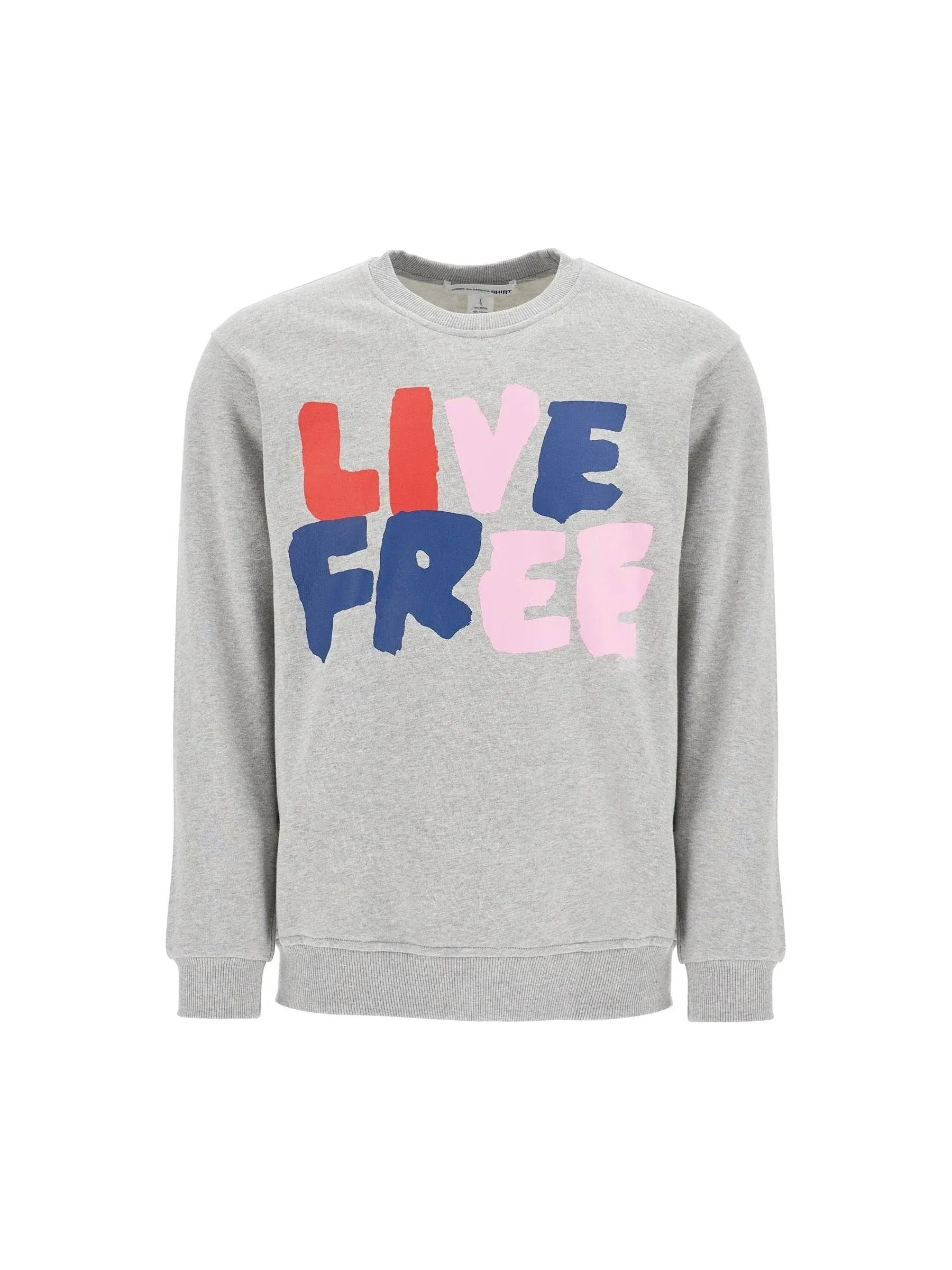 Live Free Graphic Organic Cotton Sweatshirt