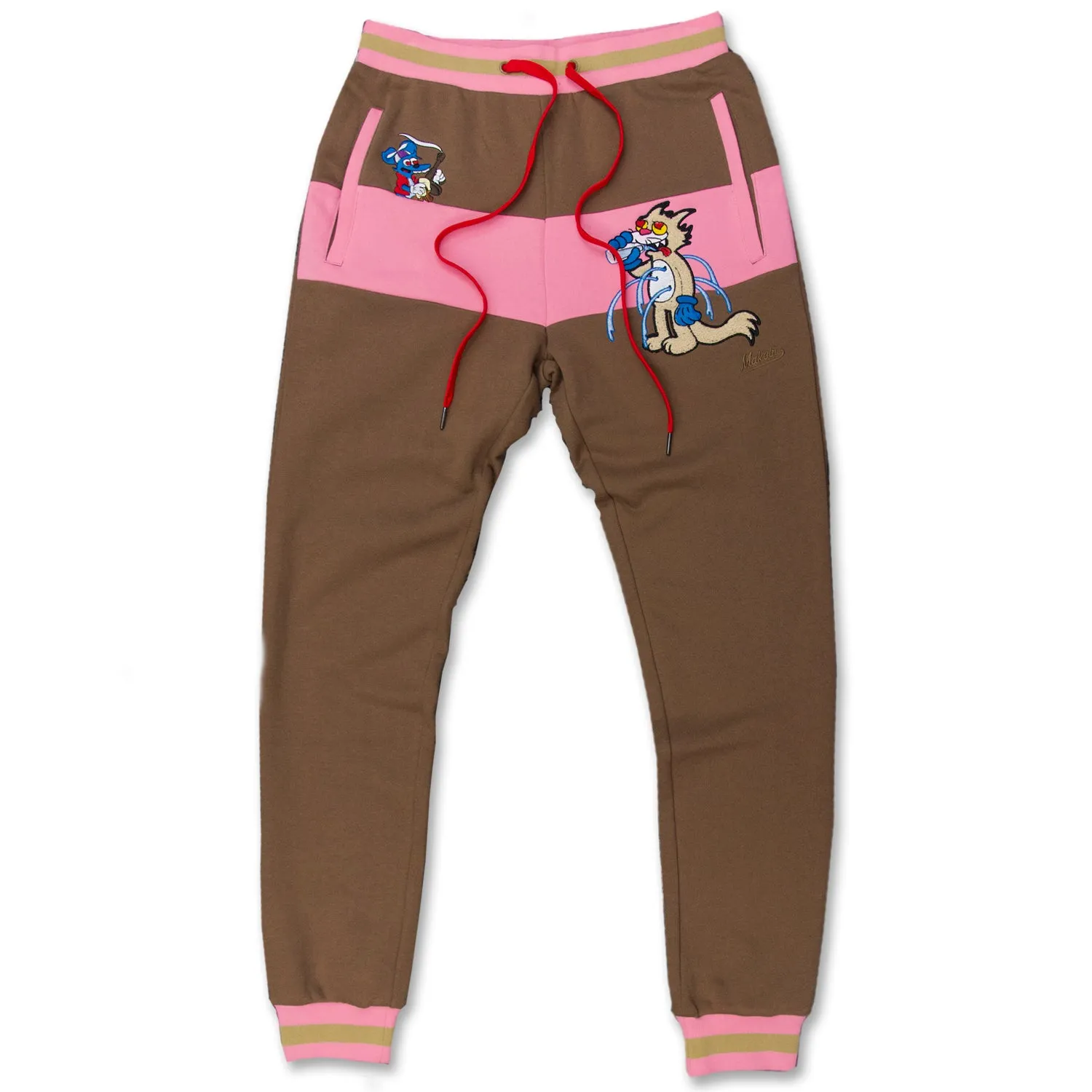 M6223 Fake Friends Sweatpants - Brown