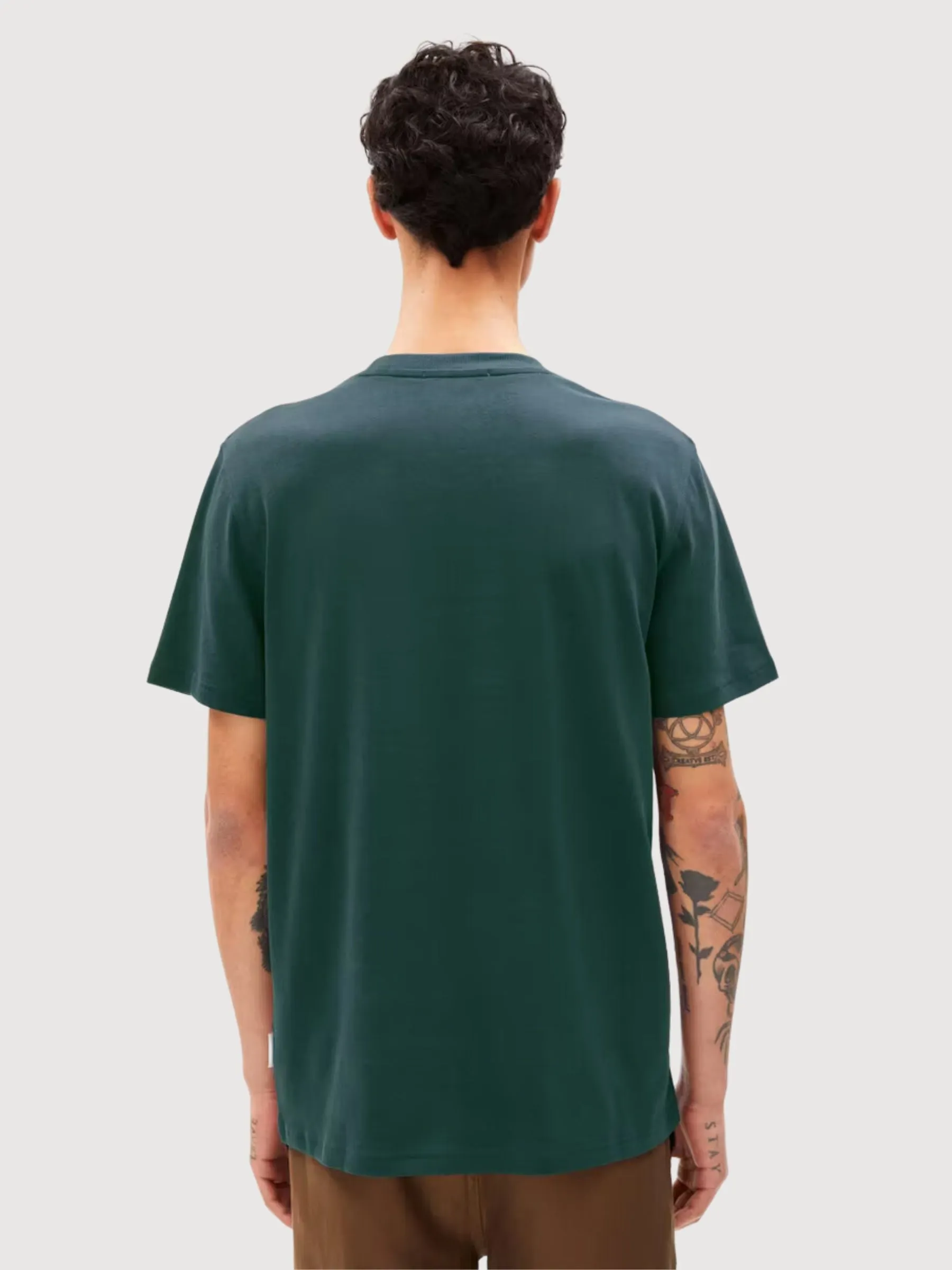 Maarkos T-shirt Man Dark Green Man | Armedangels