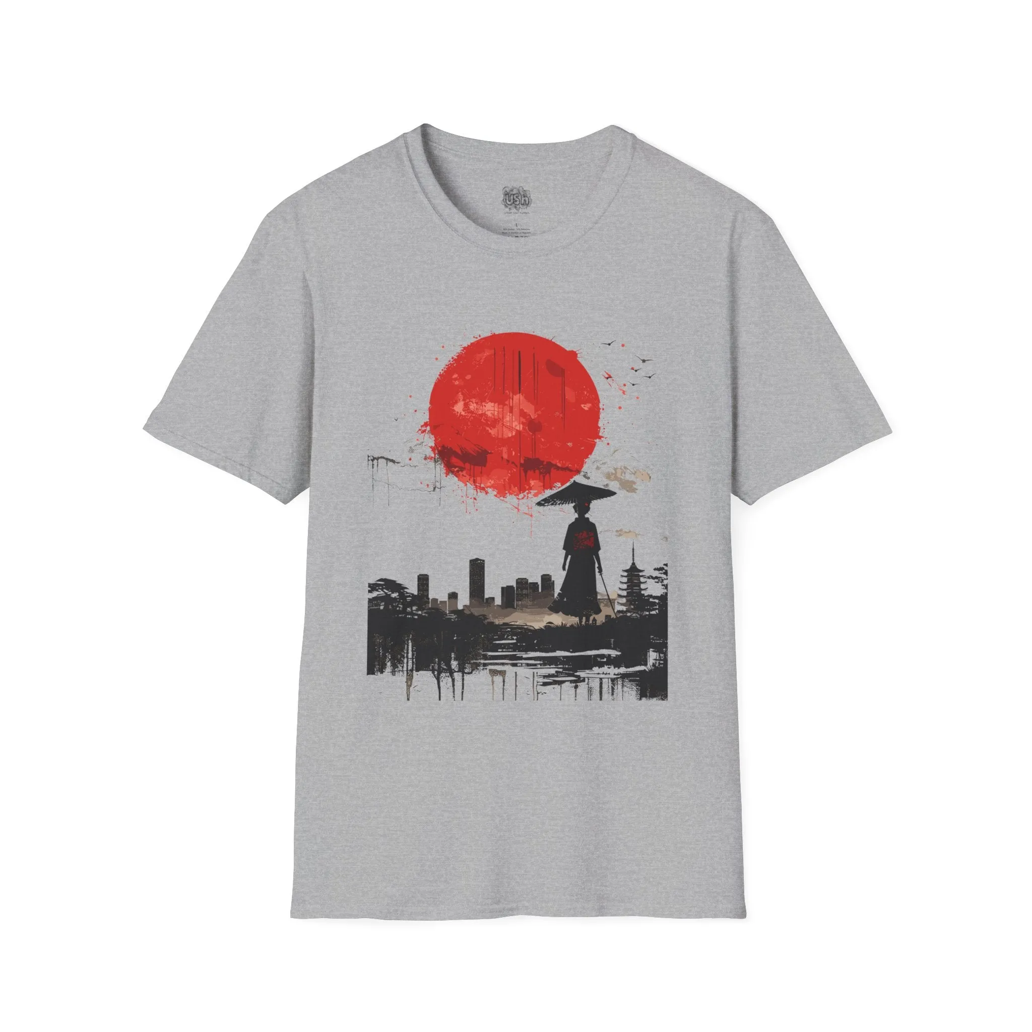 Manga Anime Sun City Graphic T-Shirt