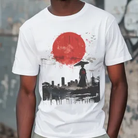 Manga Anime Sun City Graphic T-Shirt