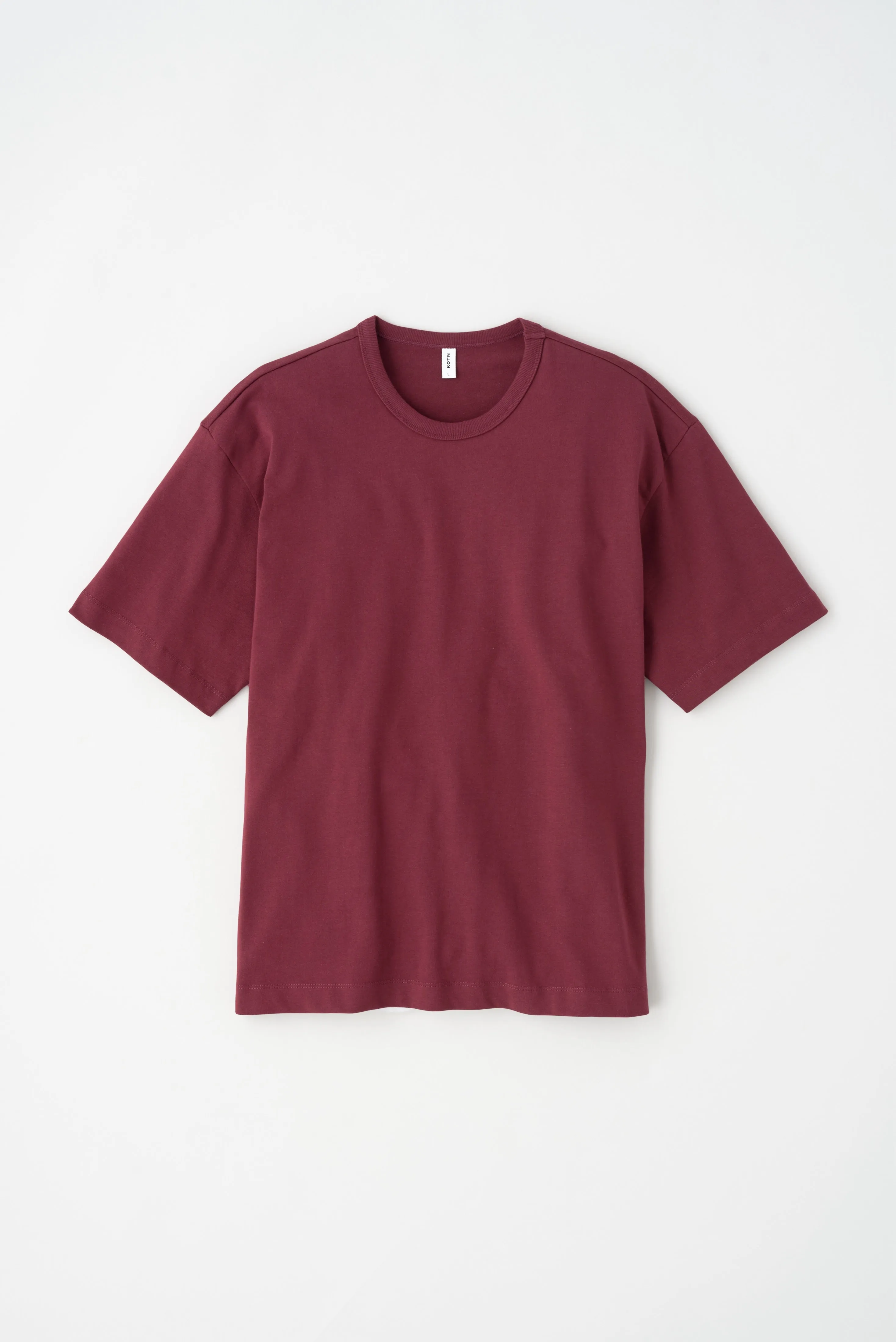 Men's Heavyweight Box Crew in Burgundy