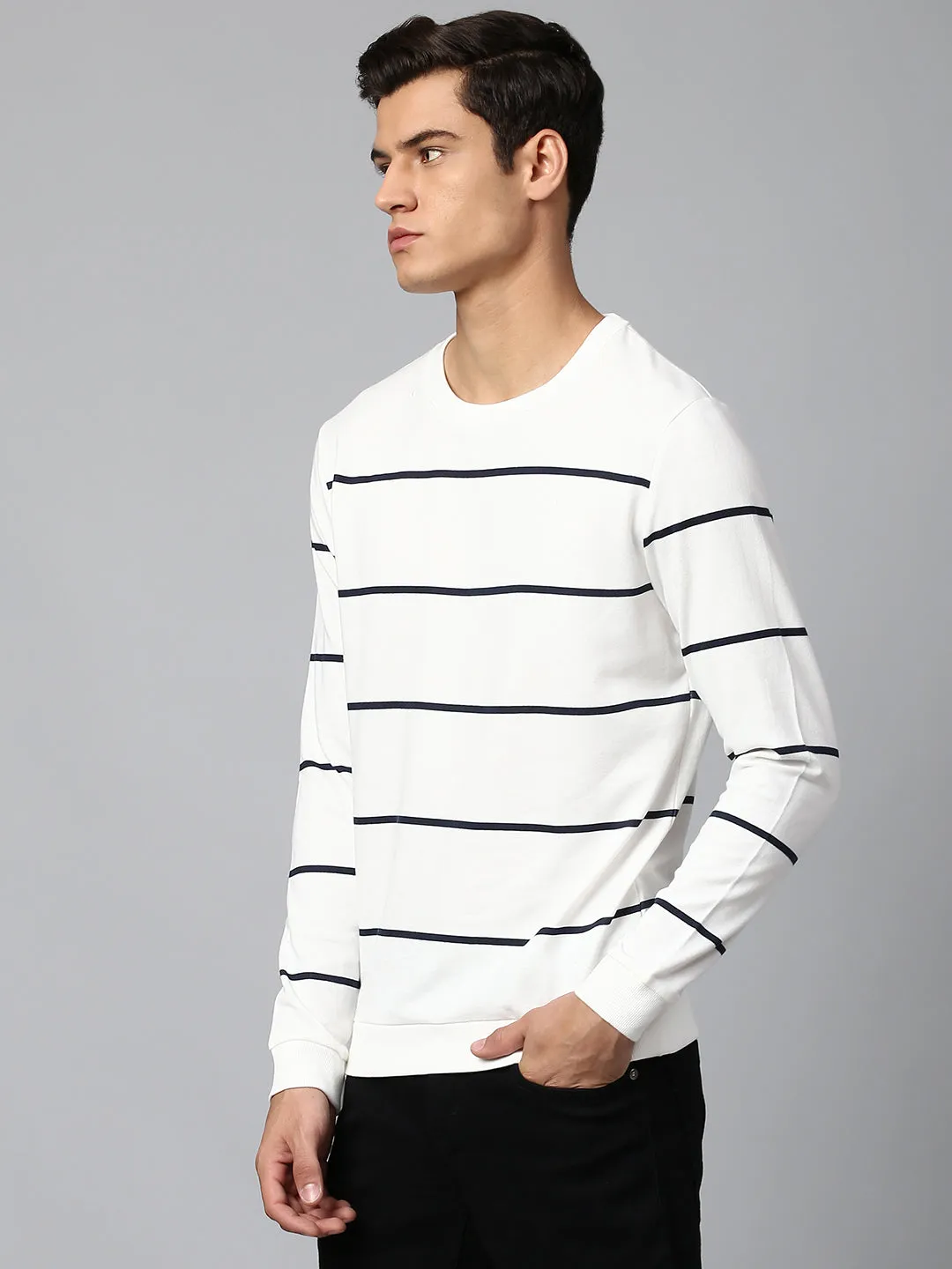 Men's Long-Sleeve Sweatshirt - Lightweight Casual Winterwear