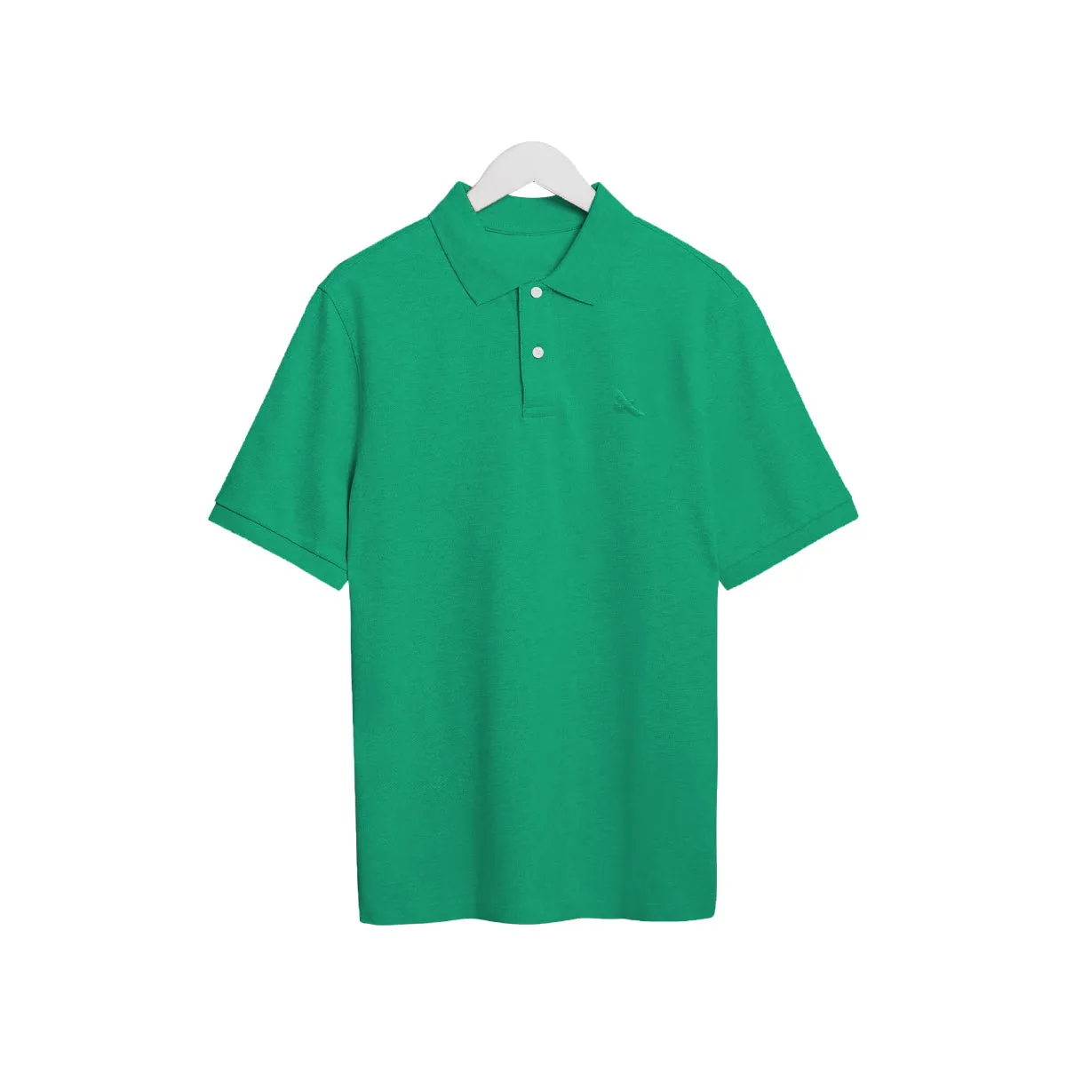 Mens Short Sleeve Regular & Relaxed Fit Pique Polo Cotton T-Shirt