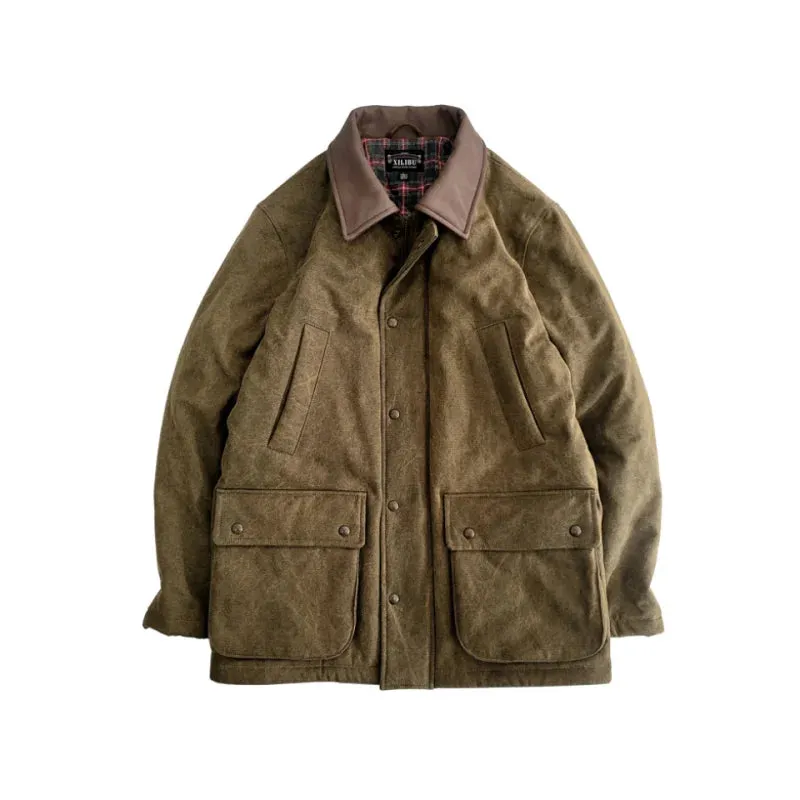 Men's Wax Safari Jacket - Rugged Style Vintage Outwear