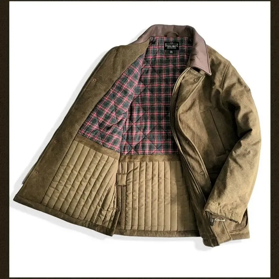 Men's Wax Safari Jacket - Rugged Style Vintage Outwear