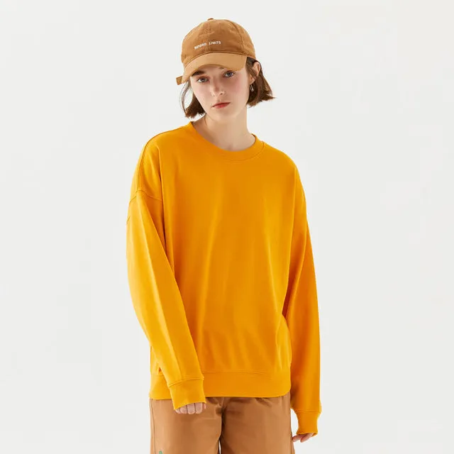 Metersbonwe Casual Solid Color Sweatshirts