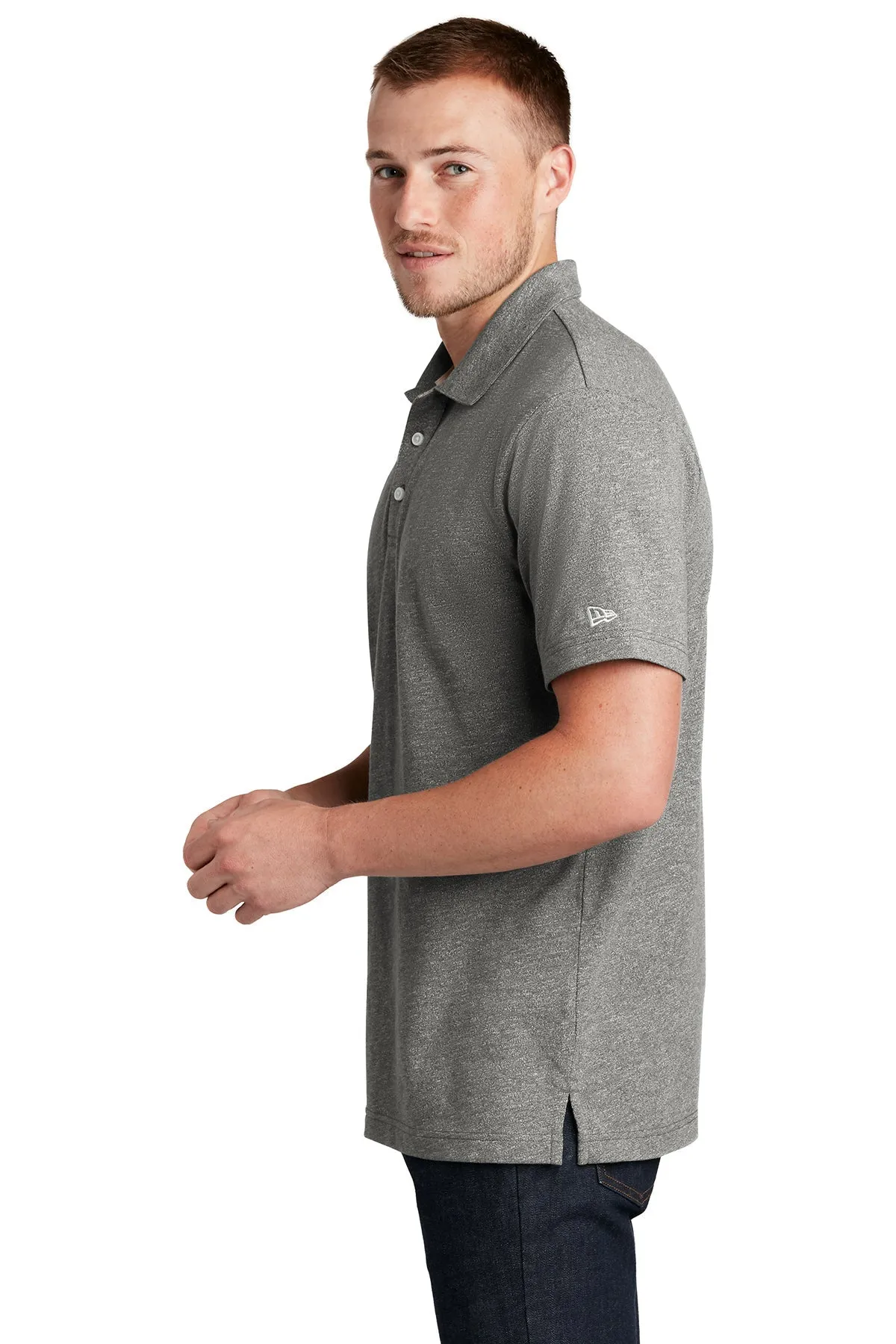 New Era Slub Twist Polo, Shadow Grey Twist [Anheuser Busch (Budweiser)]