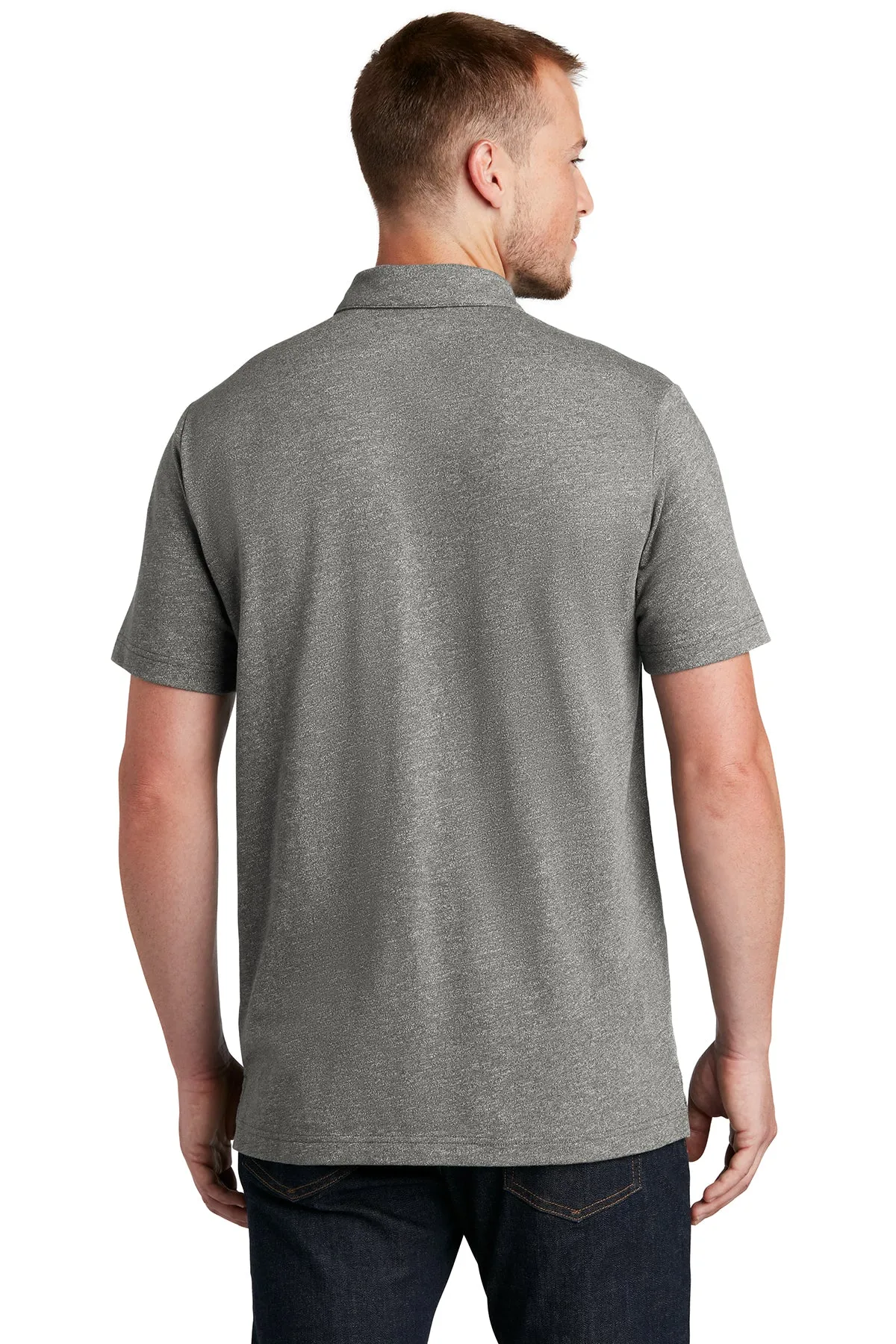 New Era Slub Twist Polo, Shadow Grey Twist [Anheuser Busch (Budweiser)]