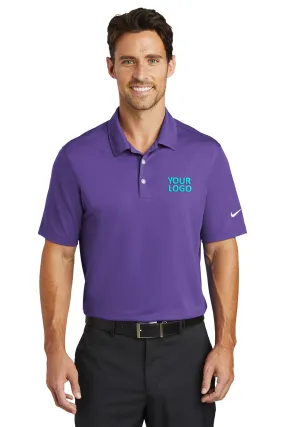 Nike Dri-FIT Vertical Mesh Custom Polos, Court Purple