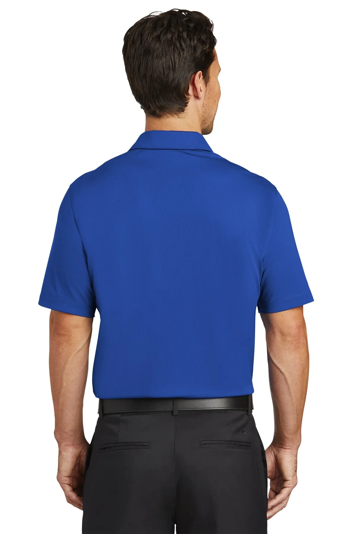 Nike Dri-FIT Vertical Mesh Custom Polos, Old Royal