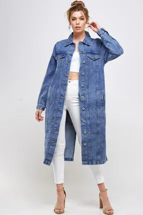 NON-STRETCH THIRD QUARTER DENIM JACKET