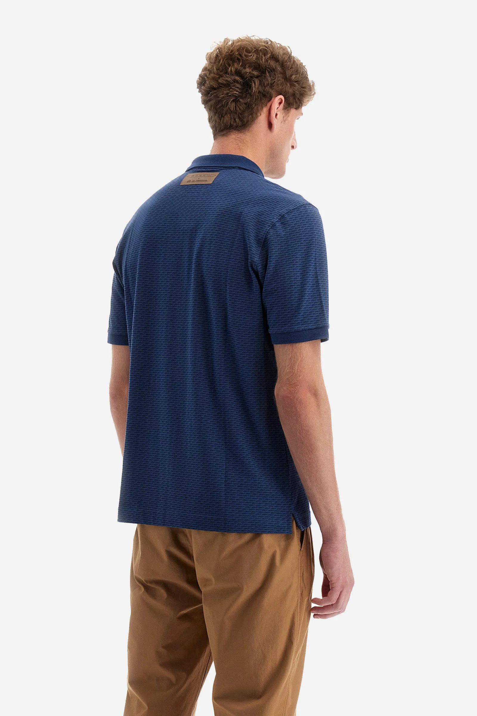 Polo regular fit in cotone elasticizzato - Yutaka