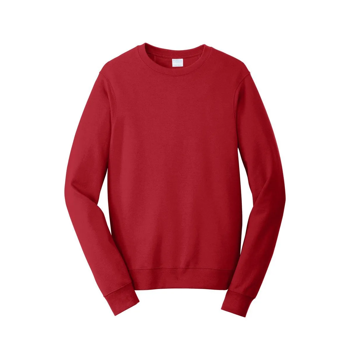 Port & Company Men's Team Cardinal Fan Favorite Fleece Crewneck Sweatshirt